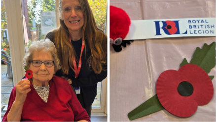 Royal British Legion Visits Ashwood Care Centre for a Special Afternoon of Remembrance and Reflection