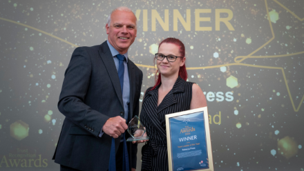 Watersmead celebrates Team Leader of the Year Win for Rebecca Press at Trust Recognition Awards